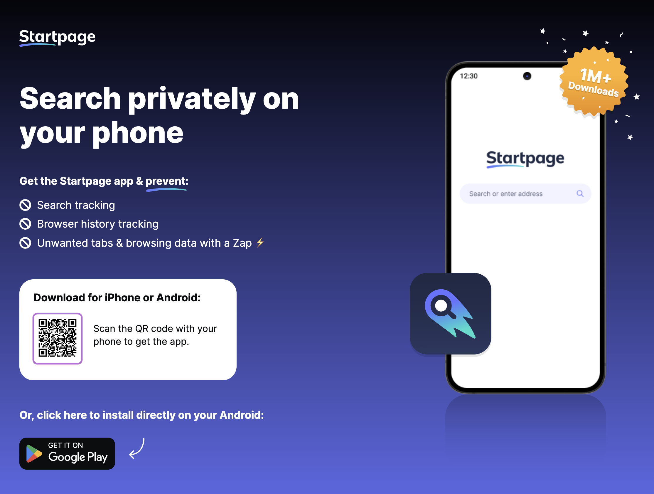Startpage Browser Apps
